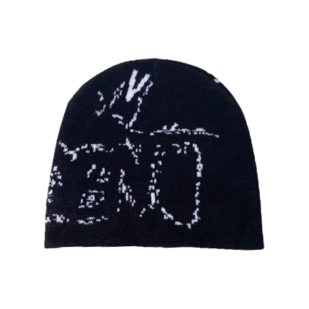 STARS-KNITTED HAT