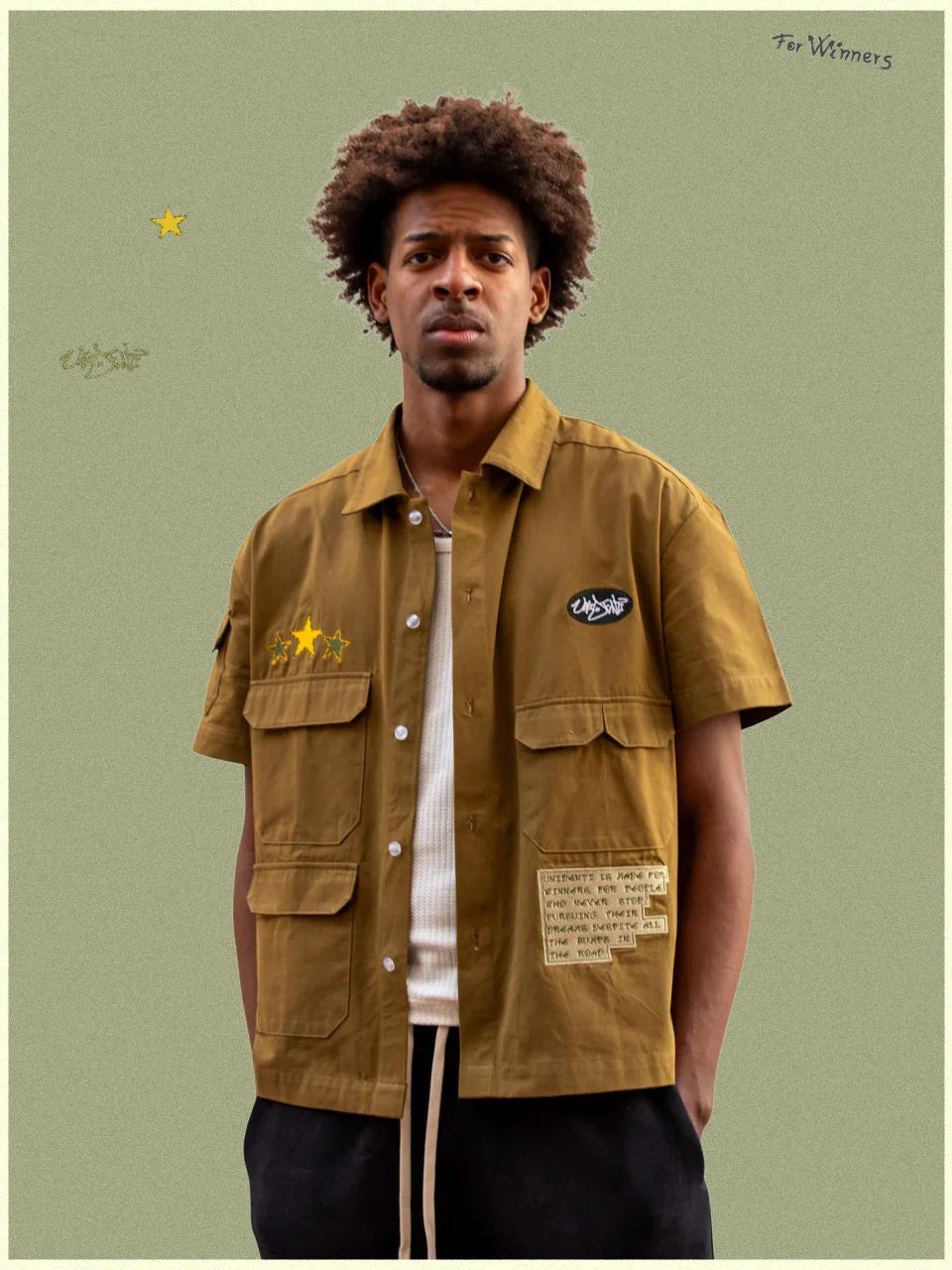 WINNERS SHIRT-BROWN