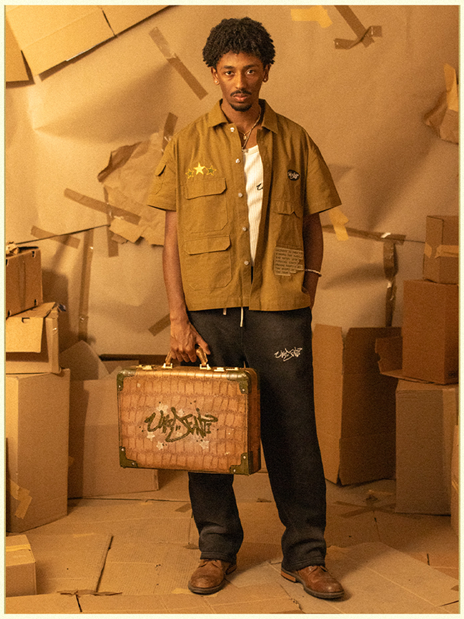 WINNERS SHIRT-BROWN